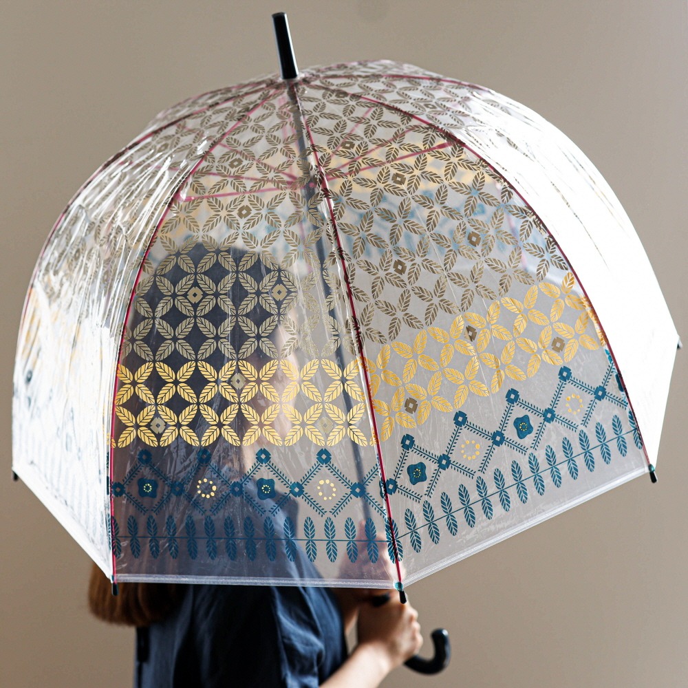 클리어 플라워 투명 비닐 돔 우산